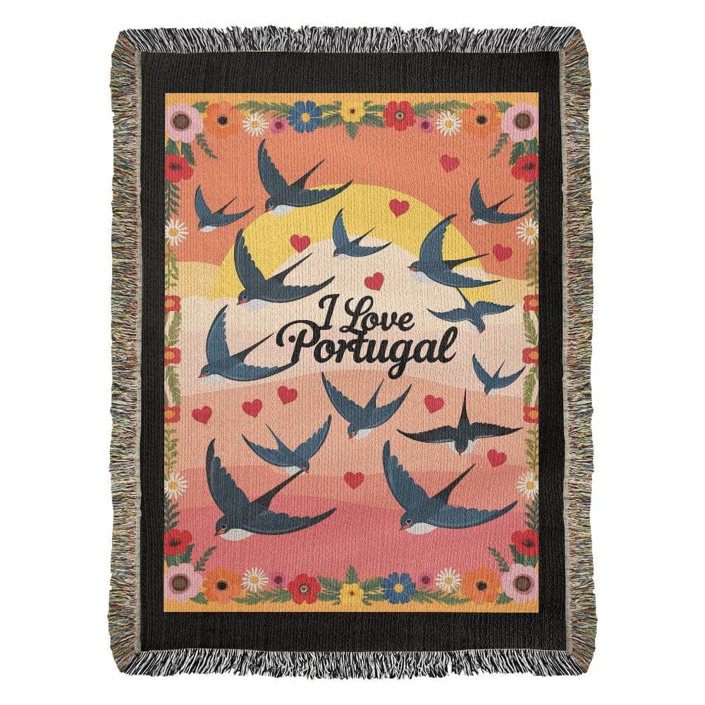 Portuguese Swallows Blanket