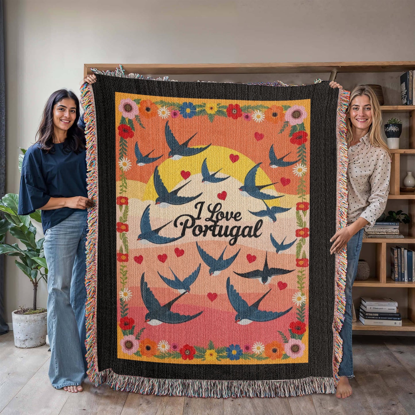 Portuguese Swallows Blanket