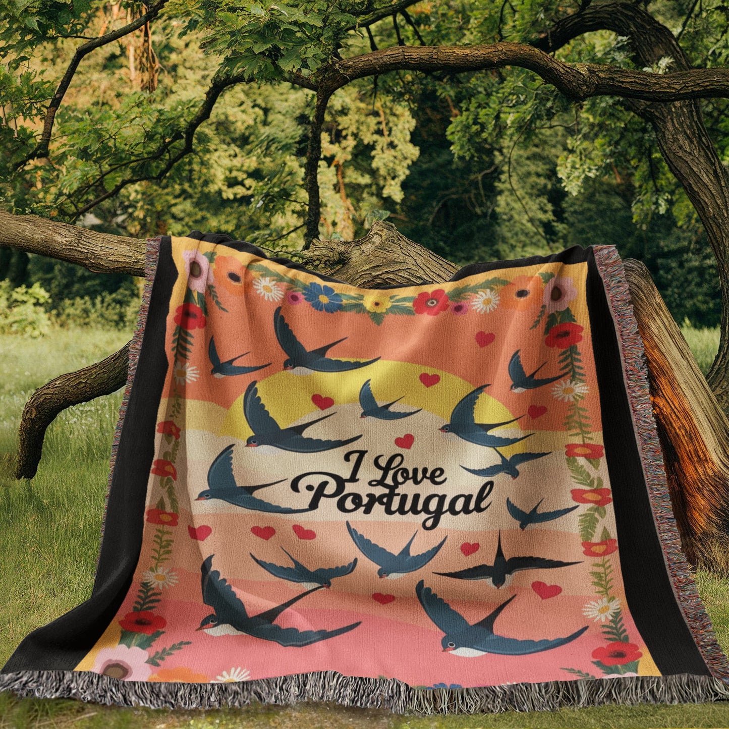 Portuguese Swallows Blanket