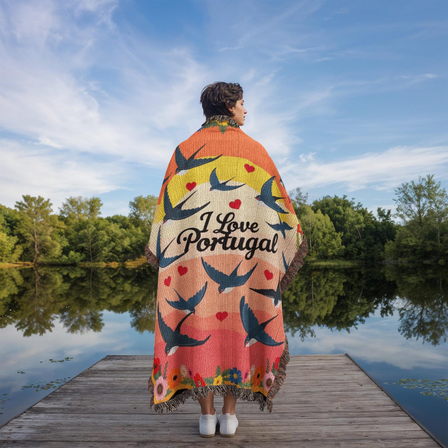 Portuguese Swallows Blanket