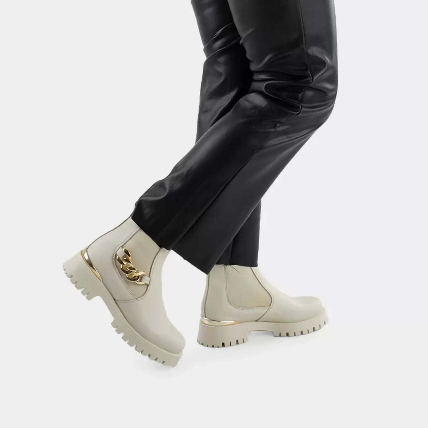 Women's ankle boots, white ankle boots, women's white ankle boots, gifts for her.