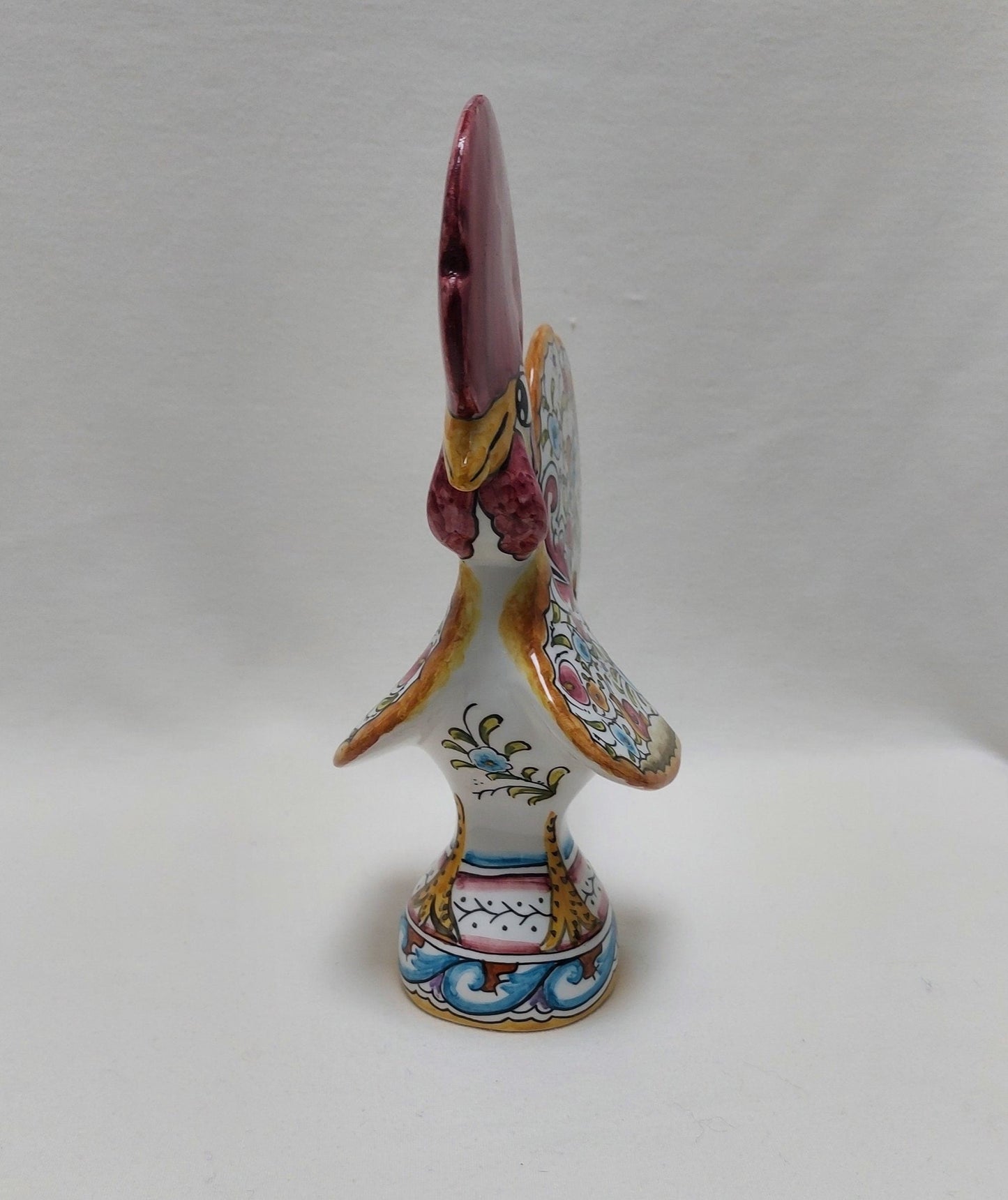 Portuguese Rooster | Barcelos Rooster | Hand Painted Ceramic Rooster | Singular Gift | Rustic Rooster | Multicolor Portuguese Rooster