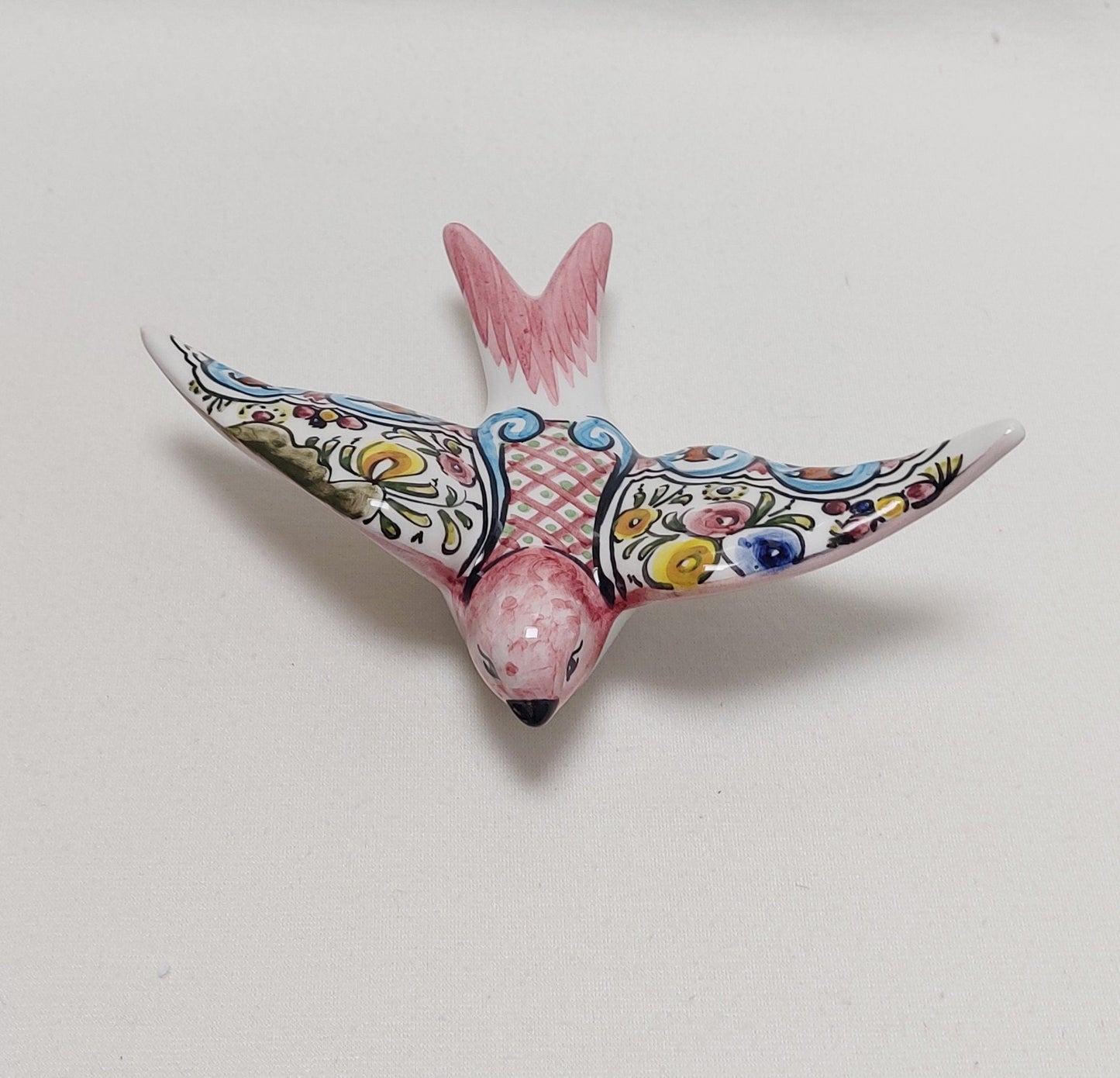 3 Ceramic Swallows Wall Art