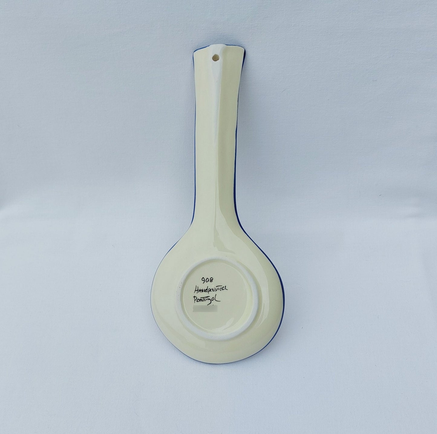 Hand Painted Ceramic Spoon Rest: Traditional Portuguese Rooster