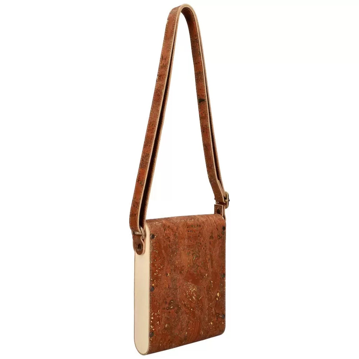 Cork and wood bag. Original gift for her. Genuine cork bag, Portuguese cork bag, Mobile Bag