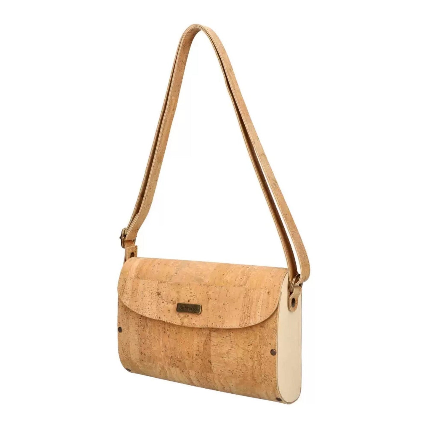 Cork and wood bag. Original gift for her. Genuine cork bag, Portuguese cork bag, Mobile Bag