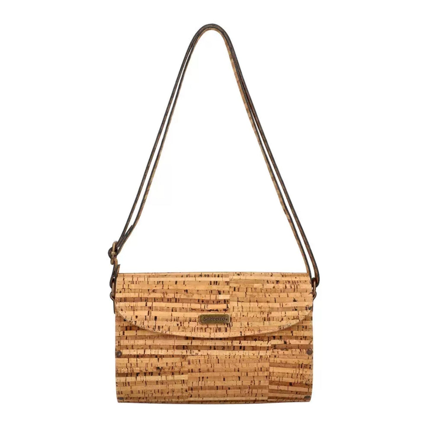 Cork and wood bag. Original gift for her. Genuine cork bag, Portuguese cork bag, Mobile Bag