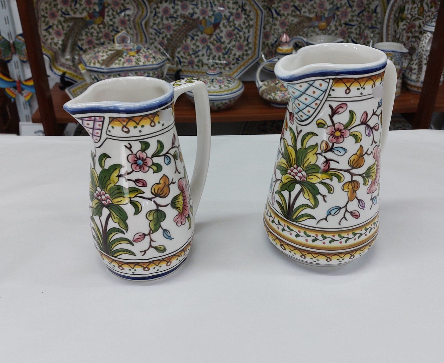 Ceramic Jugs, Ceramic Vases, Hand Painted Portuguese Ceramic, Ceramic Milk Jugs, Ceramic Coffee Jugs, Christmas Gifts, Birthday Gifts