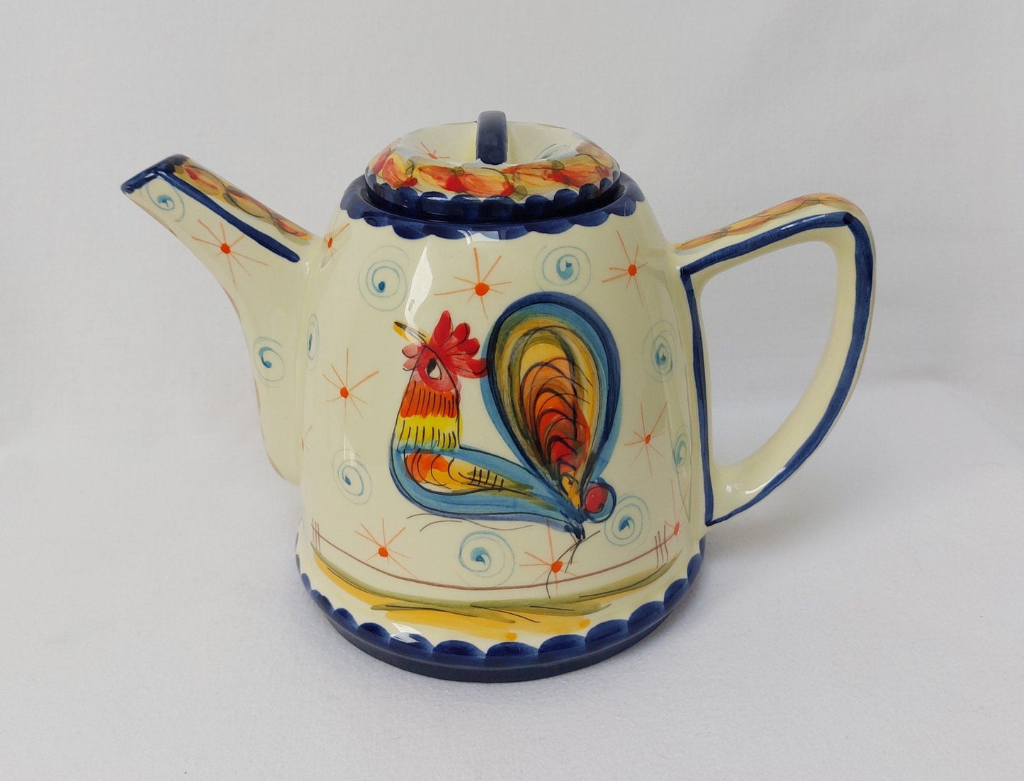 Ceramic Teapot set for two| Christmas Gift |Portuguese Ceramic Teapot| Hand Painted Ceramic Teapot| Valentines day gift| Beautiful Gifts