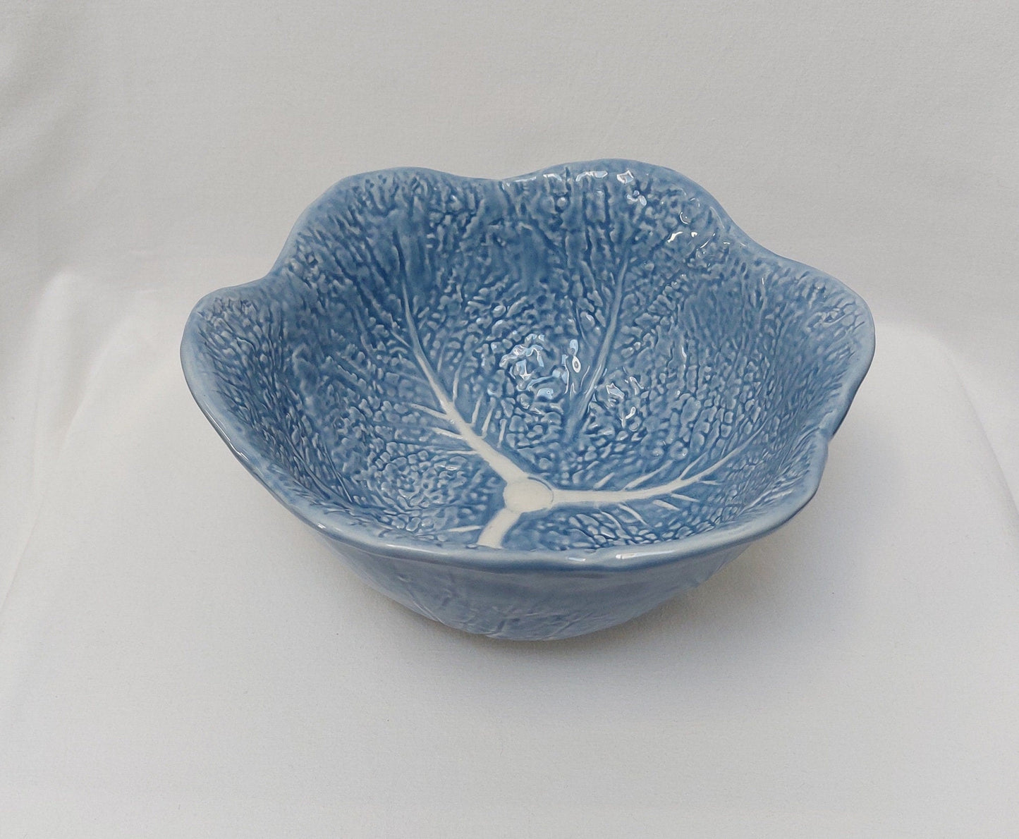 Cabbage salad bowl, Hand made ceramic plates, Ceramic Cabbage leaf design, Large ceramic salad bowl, Wedding gift