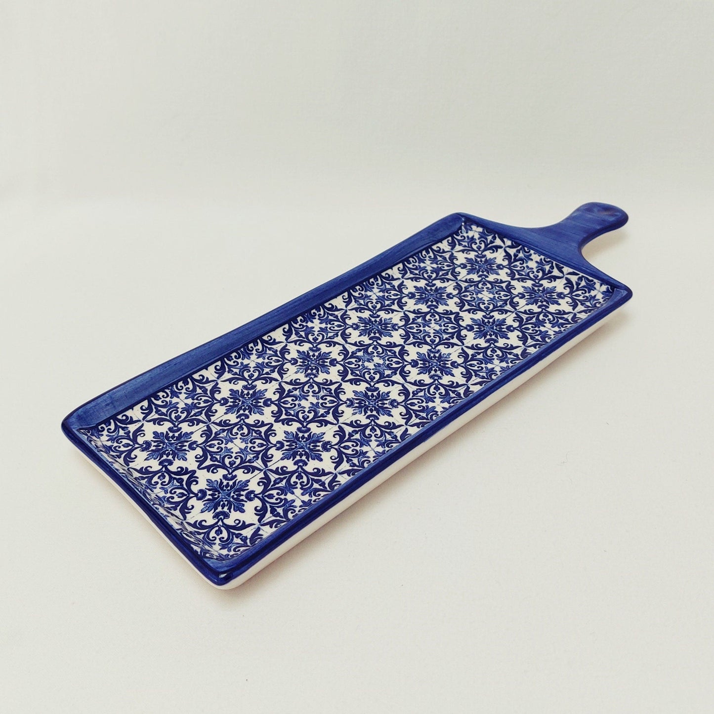 Appetizer Ceramic Tray | Tile Appetizer Table| Serving Tray | Rectangular Tray | Portuguese Dinnerware |