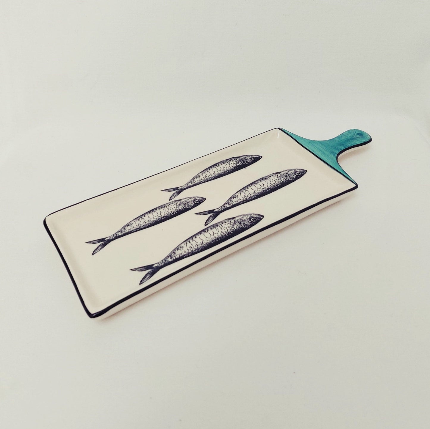 Appetizer Ceramic Tray | Tile Appetizer Table| Serving Tray | Rectangular Tray | Portuguese Dinnerware |