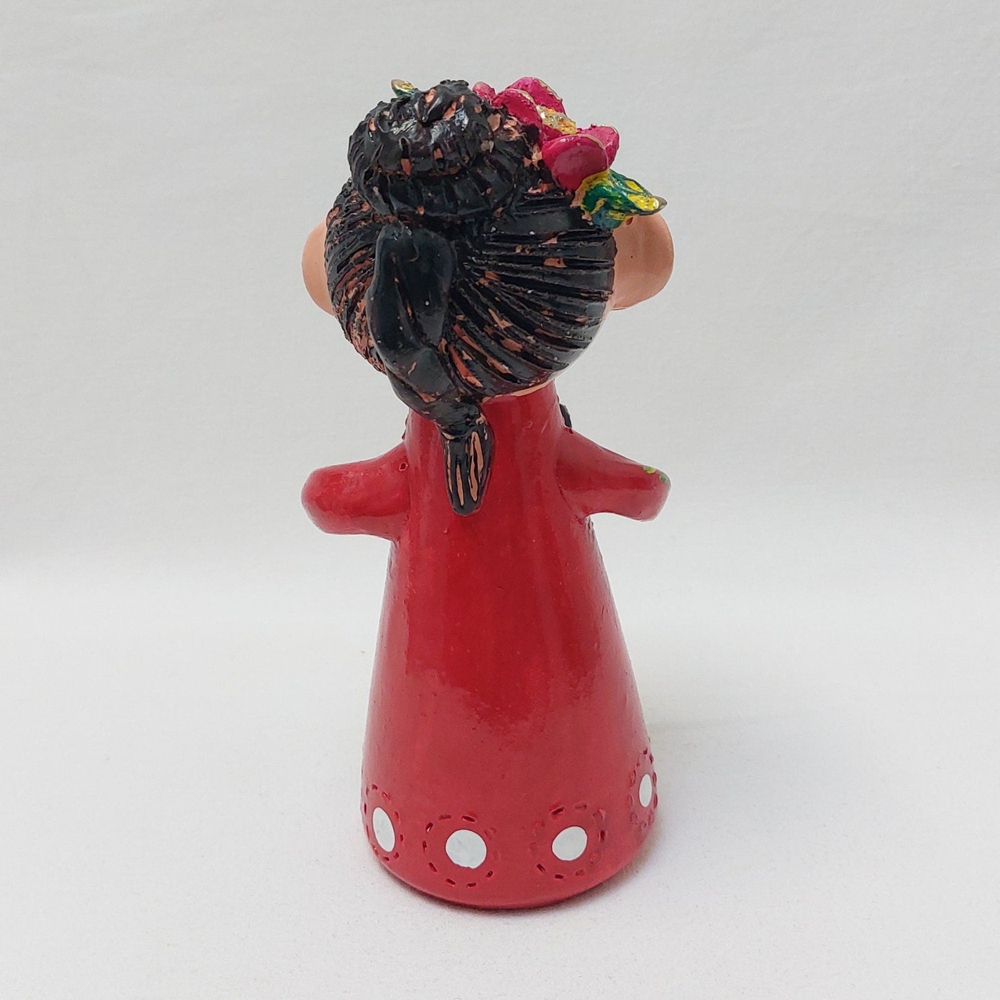 Frida Khalo Figure, Original Christmas Gift, Figurado de Barcelos, Decorative Clay Doll, Typical Portuguese Pottery