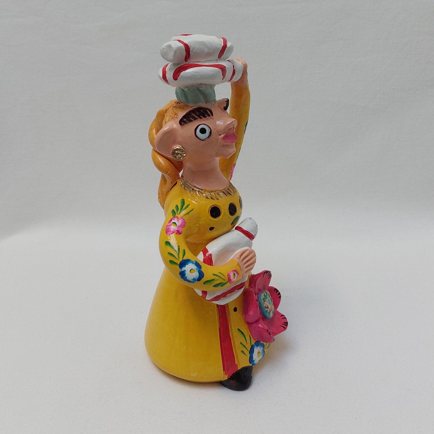 Traditional Portuguese Figure, Original Christmas Gift, Figurado de Barcelos, Decorative Clay Doll, Typical Portuguese Pottery