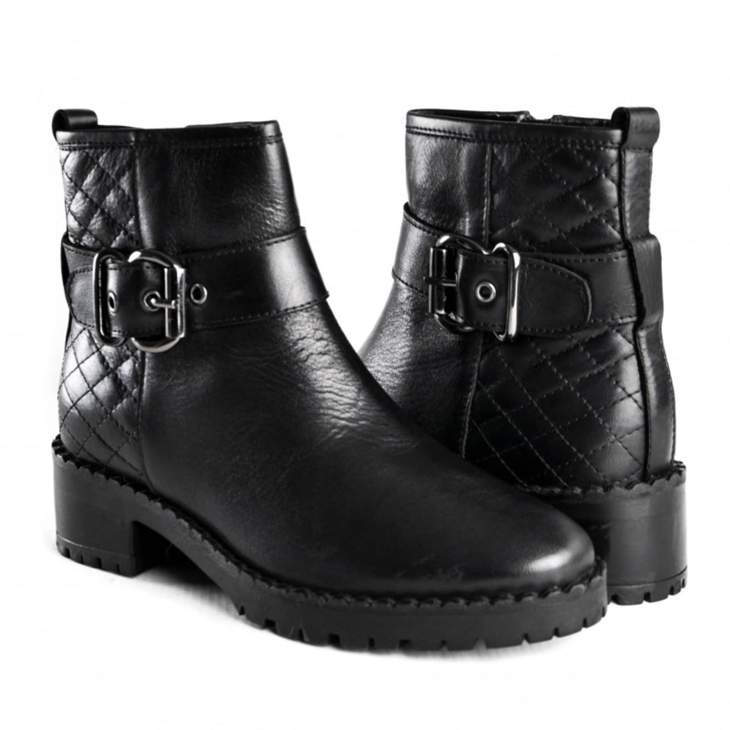 Women's Ankle Boots with Zipper, LIMITED EDITION, Ankle boots with laces, Women's Black Ankle Boots