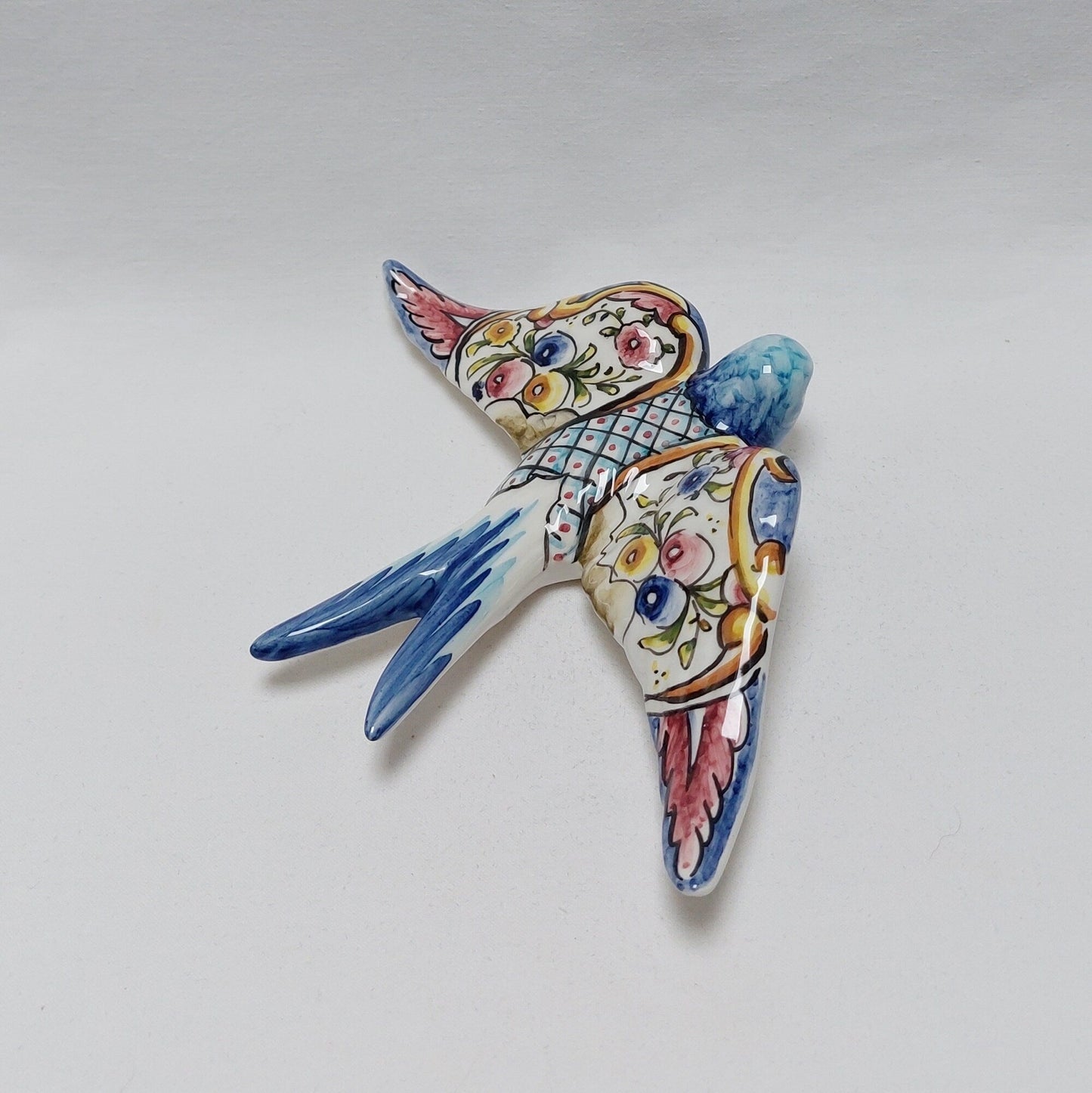 Ceramic swallow, Portuguese ceramic swallow, Portuguese ceramics, Ceramic Wall Decor , Hand painted ceramic swallows,