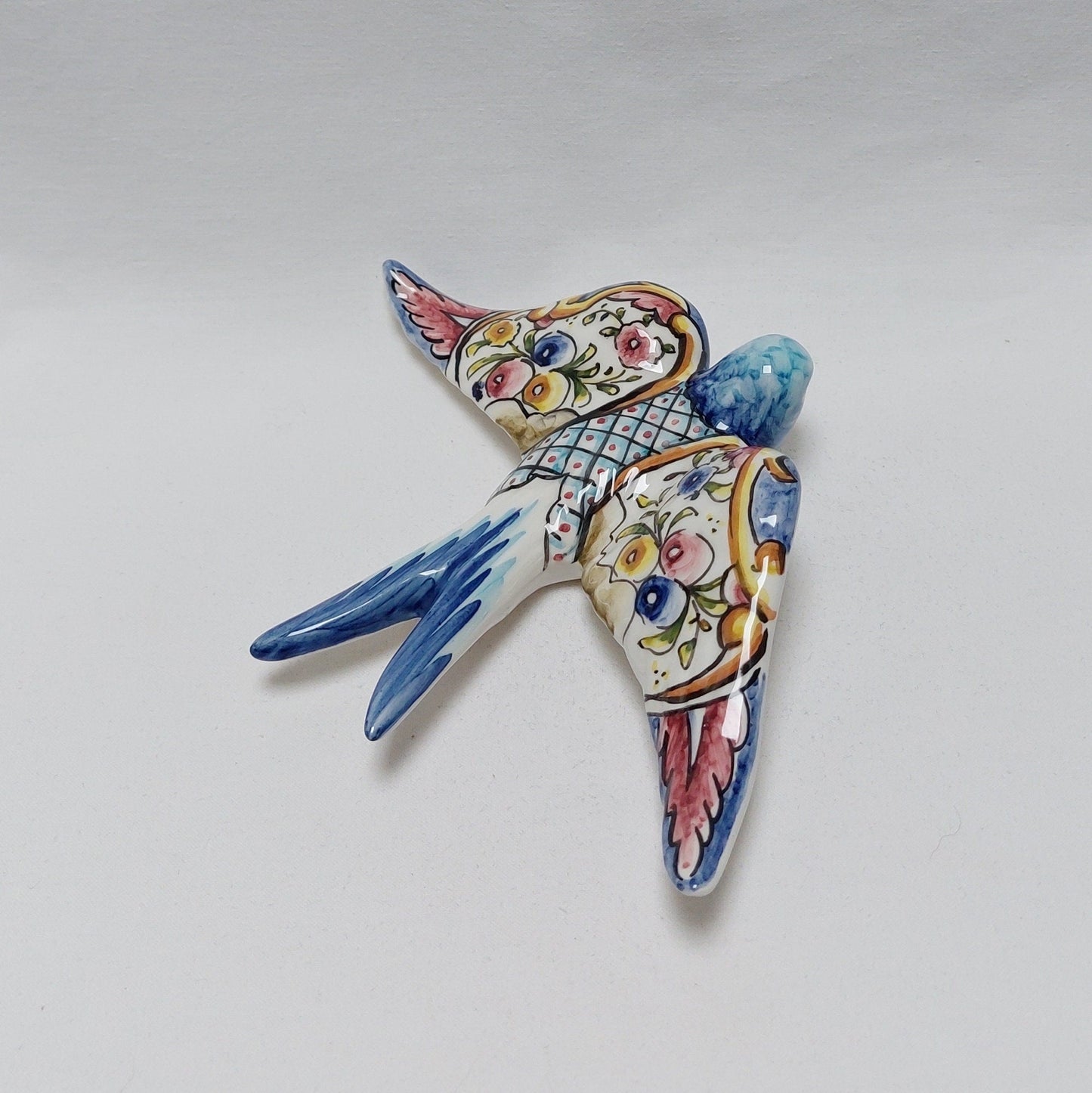 Ceramic swallow, Portuguese ceramic swallow, Portuguese ceramics, Ceramic Wall Decor , Hand painted ceramic swallows,