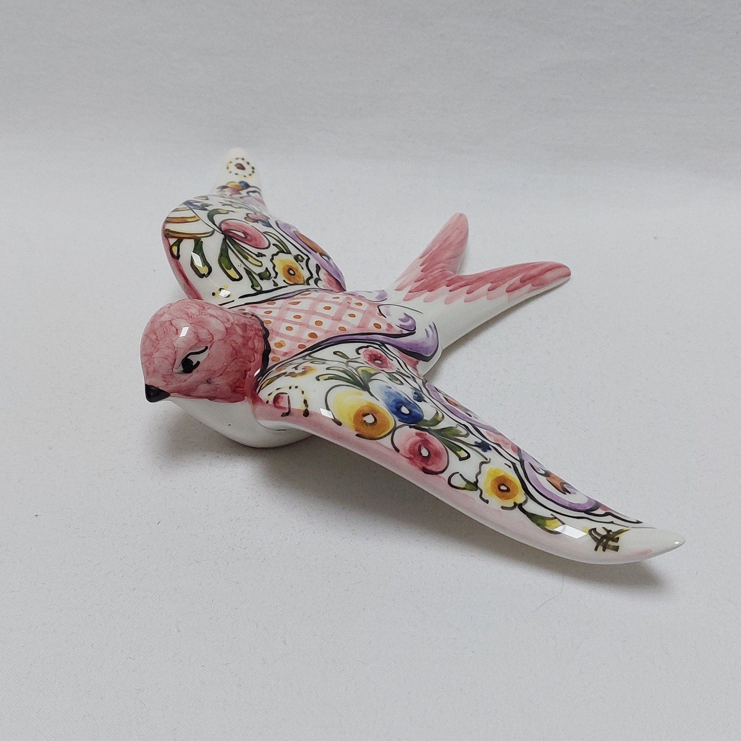 Ceramic swallow, Portuguese ceramic swallow, Portuguese ceramics, Ceramic Wall Decor , Hand painted ceramic swallows,