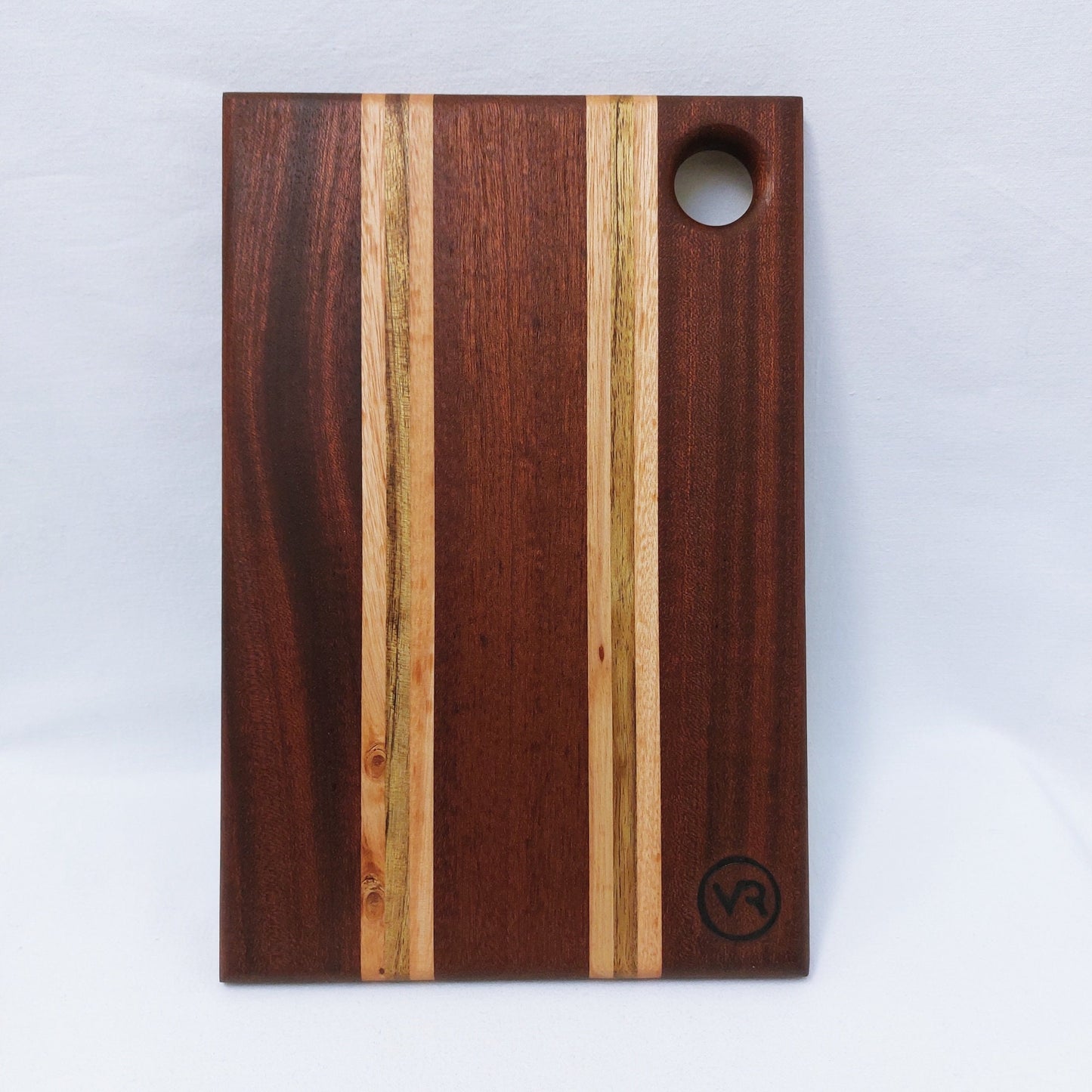 Handmade Wooden Cutting Board, Solid Wood Trivet (27x18cm)