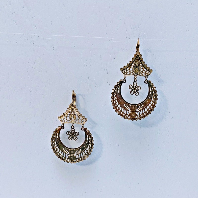 Portuguese Filigree Hand Made Earrings| Stainless steel Earrings| Mother's Day gift| Valentine's Day gifts| Gifts Her
