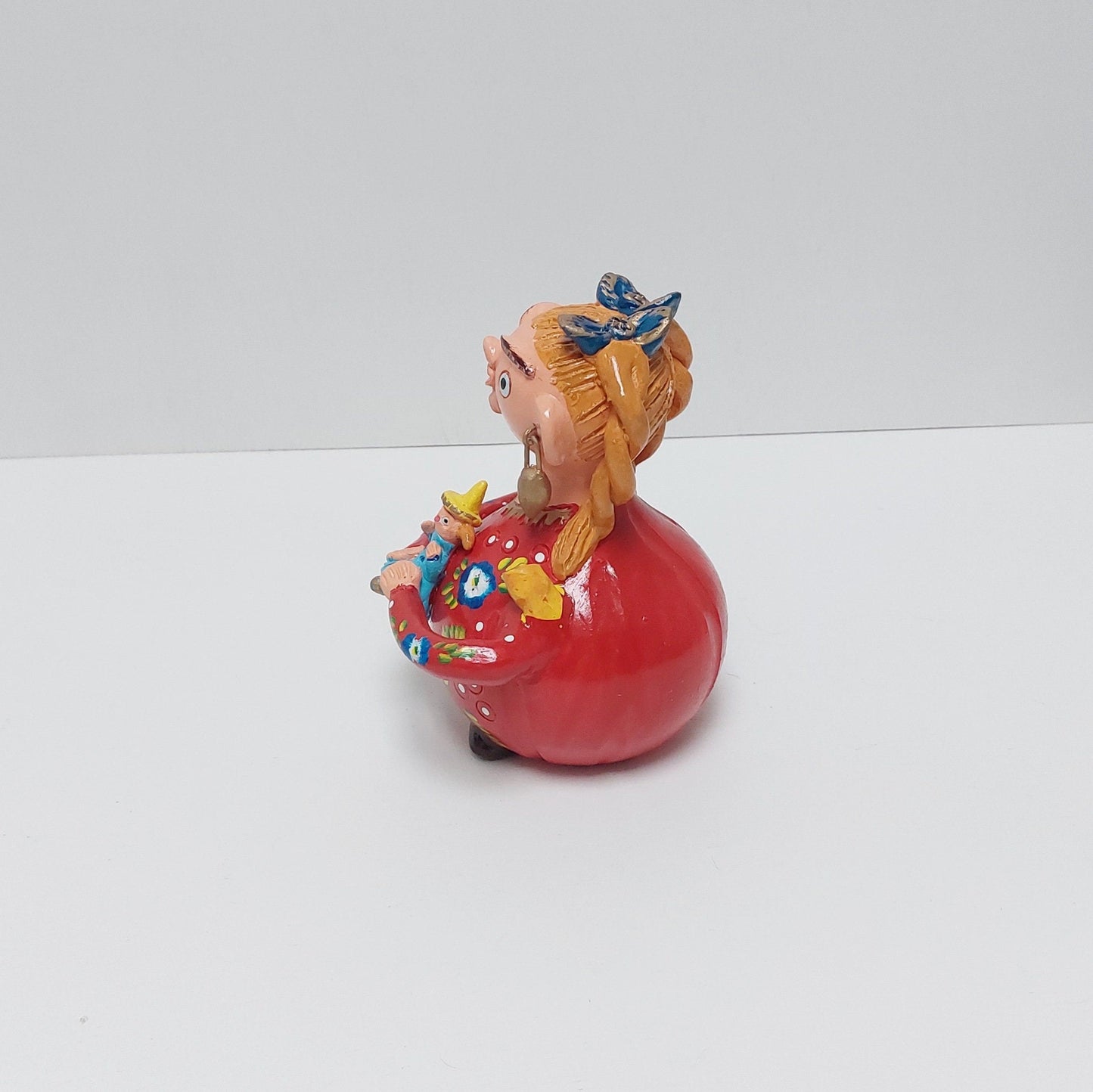 Traditional Portuguese Figurine, Original Christmas Gift, Figurado de Barcelos, Decorative Clay Doll, Portuguese Pottery| Unique piece