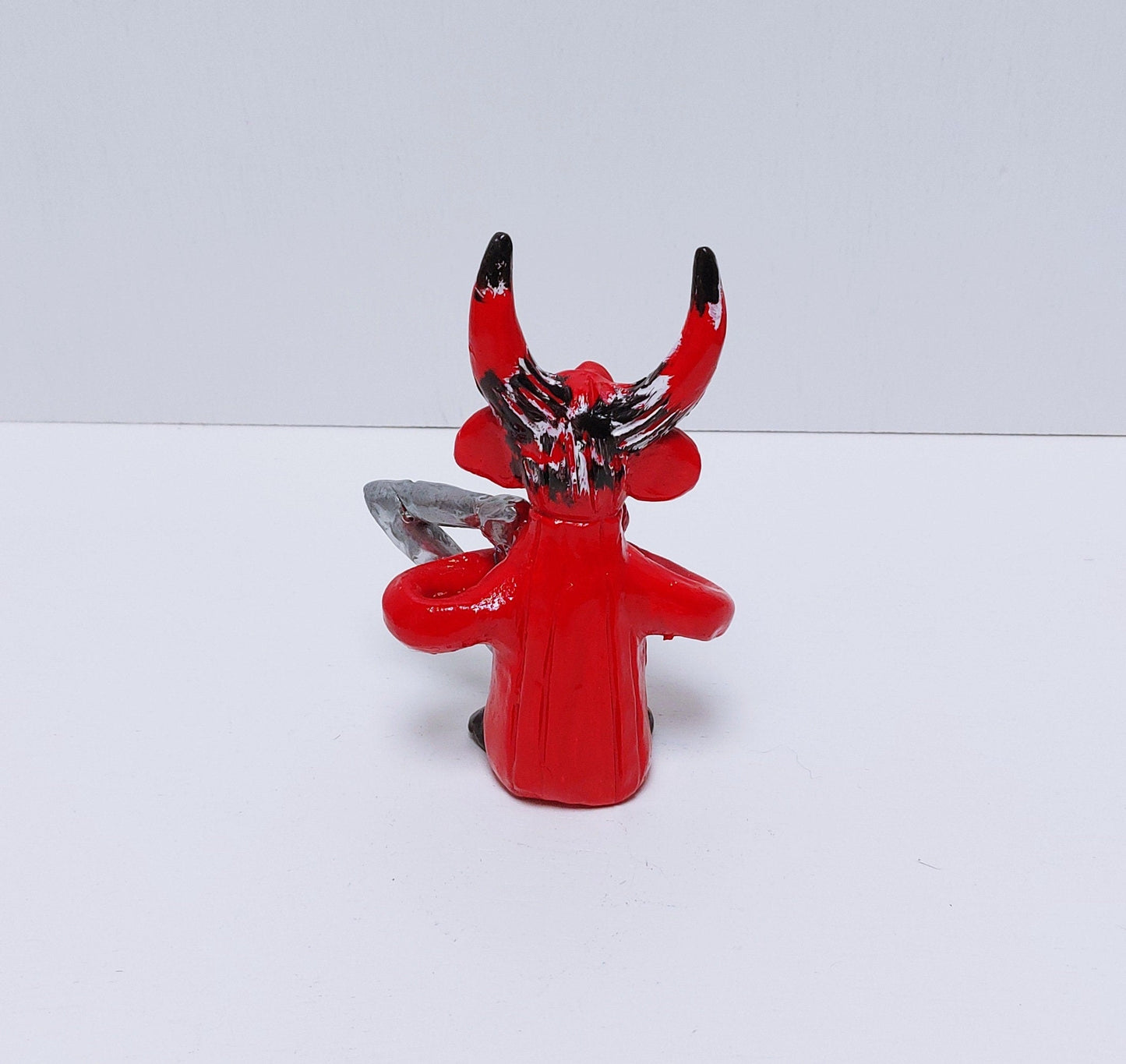 Traditional Portuguese Devil Figurine, Original Gift, Figurado de Barcelos, Decorative Clay devil musician, Typical Portuguese Pottery,