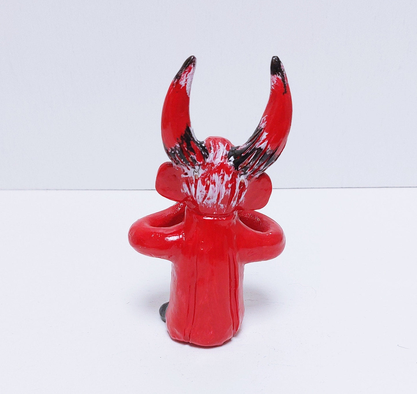 Traditional Portuguese Devil Figurine, Original Gift, Figurado de Barcelos, Decorative Clay devil musician, Typical Portuguese Pottery,