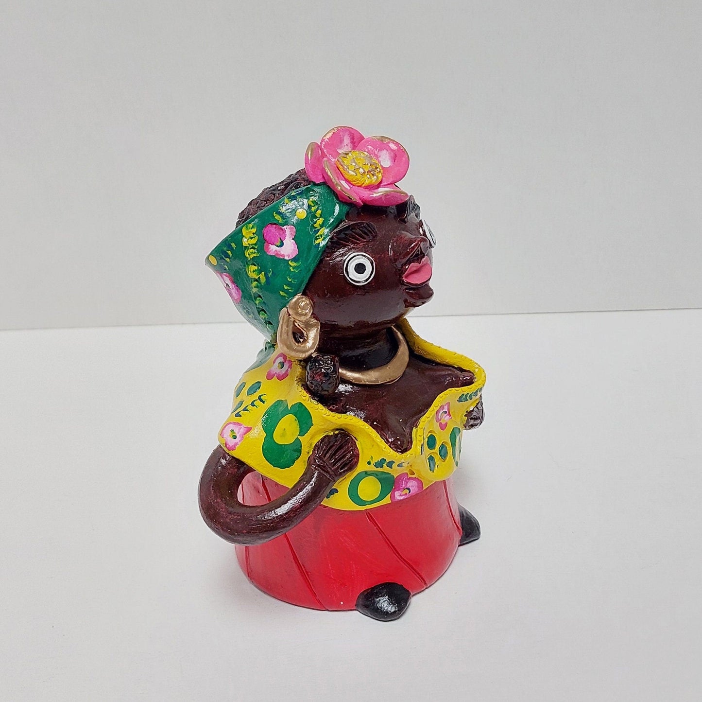 Traditional Portuguese Figurine, Original Christmas Gift, Figurado de Barcelos, Decorative Clay Doll, Portuguese Pottery| Unique piece