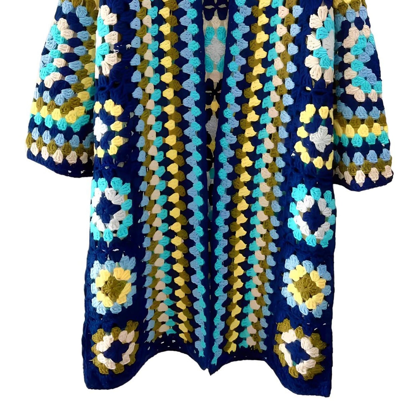Granny square cardigan, Cotton Crochet Cardigan, Handmade Cardigan, Christmas singular Gifts, Gifts for her