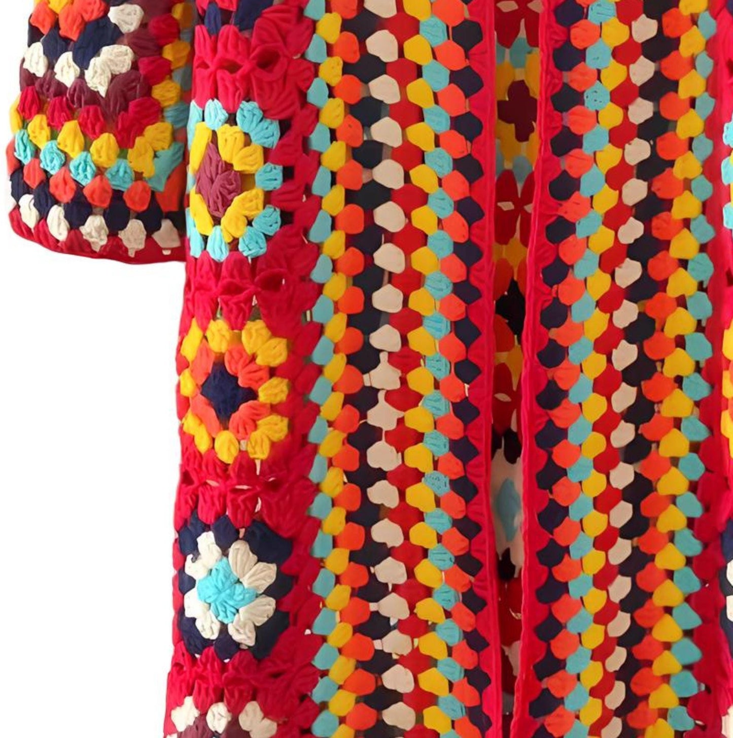 Granny square cardigan, Cotton Crochet Cardigan, Handmade Cardigan, Christmas singular Gifts, Gifts for her