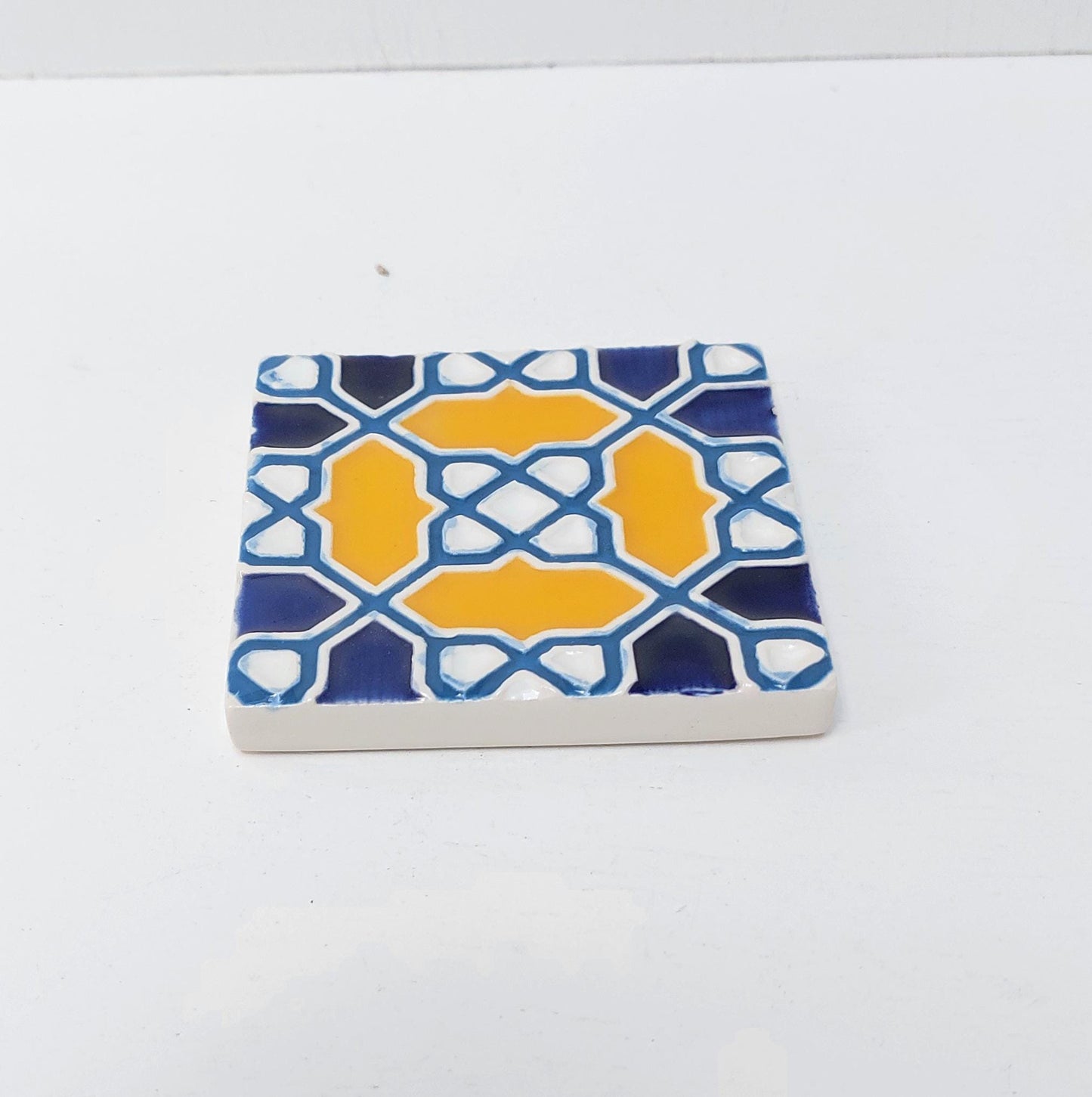 Hand-Painted Portuguese Tile Murals, Authentic Azulejo (Set of 4)