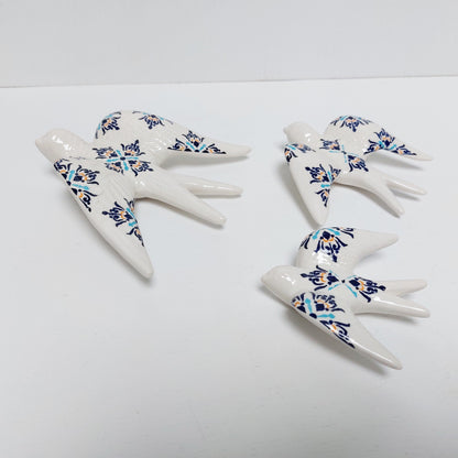 Tiles Decorated Ceramic Swallows