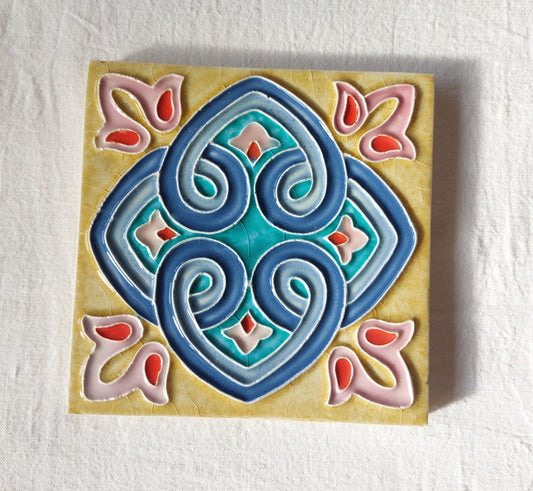 Hand painted portuguese tile, Portuguese Ceramic Tile, Portuguese Tile, Portuguese Traditional Tile