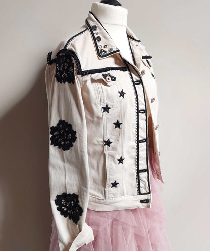 Custom jacket, Embroidered jacket, Personalized denim jacket, Custom denim jackets
