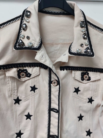 Custom jacket, Embroidered jacket, Personalized denim jacket, Custom denim jackets