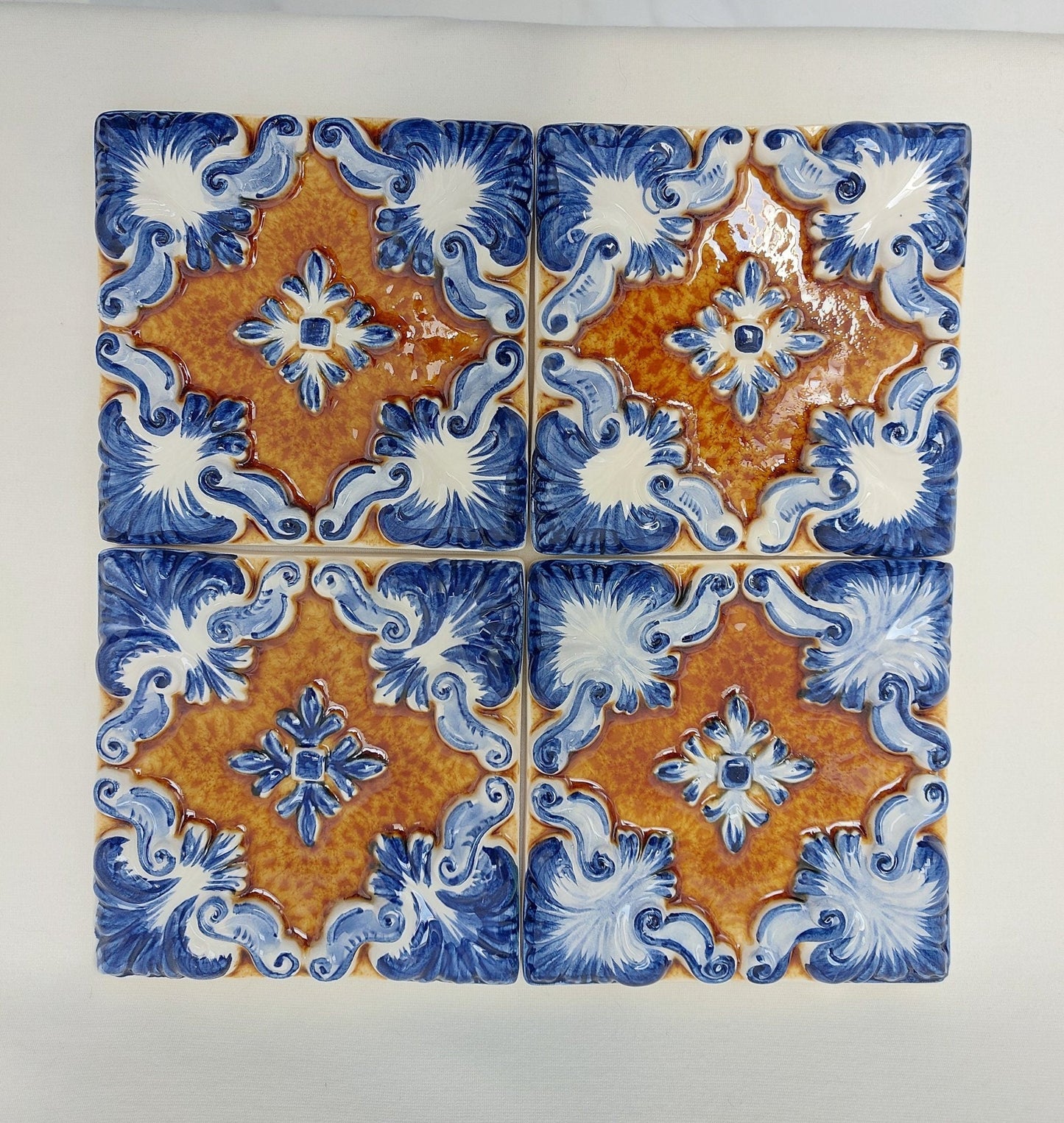 Portuguese Ceramic Tile, 1 Portuguese Tile, Portuguese Traditional Decor Tile, Wall Decor from Portugal