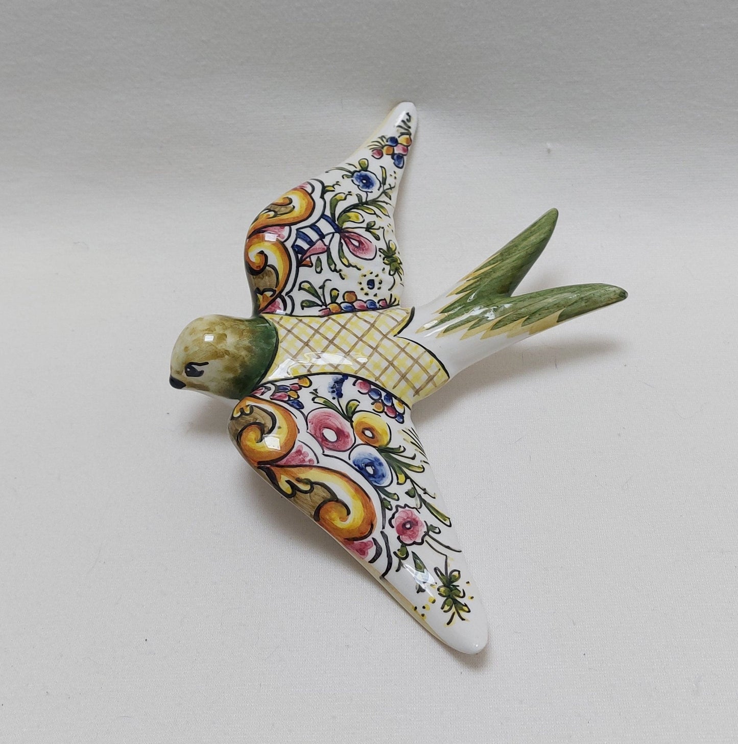 Ceramic swallow, Original Gifts, Portuguese ceramic swallow, Portuguese ceramics, Ceramic Wall Decor, Hand painted ceramic swallows,