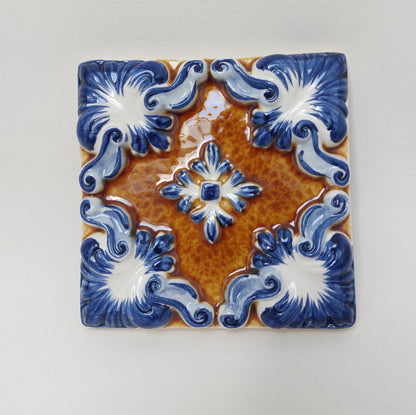 Portuguese Ceramic Tile, 1 Portuguese Tile, Portuguese Traditional Decor Tile, Wall Decor from Portugal