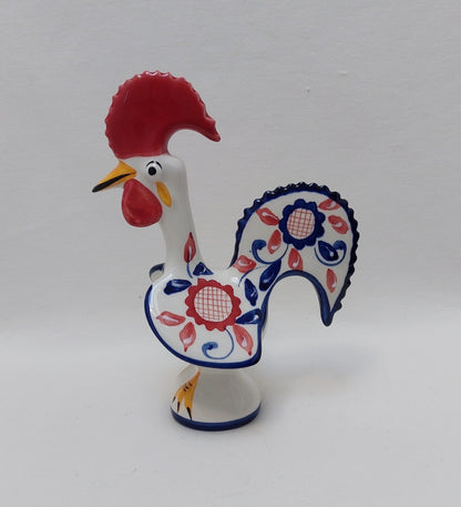 Portuguese rooster, Portuguese rooster figurine, Portuguese lucky rooster, Portuguese Barcelos Rooster, Portuguese Ceramic