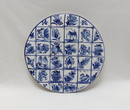 Ceramic trivet, Ceramic tile trivet, Hand painted ceramic trivet, Portuguese Ceramic hand painted trivet, Special gift