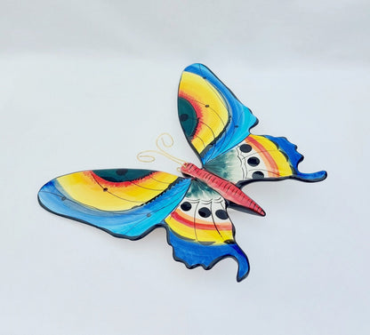 XL Ceramic Butterfly | Decorative Butterfly | Hand painted ceramic butterfly| Butterfly wall decoration