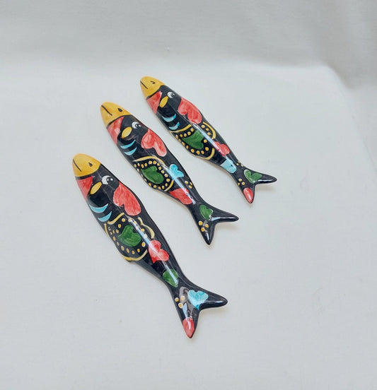 Ceramic sardines, Portuguese sardines, sardines, sardines wall decoration, traditional ceramic, Portuguese ceramic