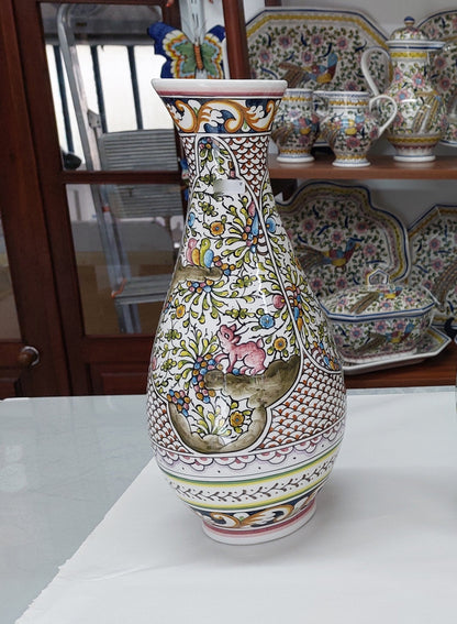 Ceramic water jug, Hand Painted Ceramic Jug, Wedding gift, Singular Gift, Decorative ceramic jug, Portuguese Hand Painted Ceramic