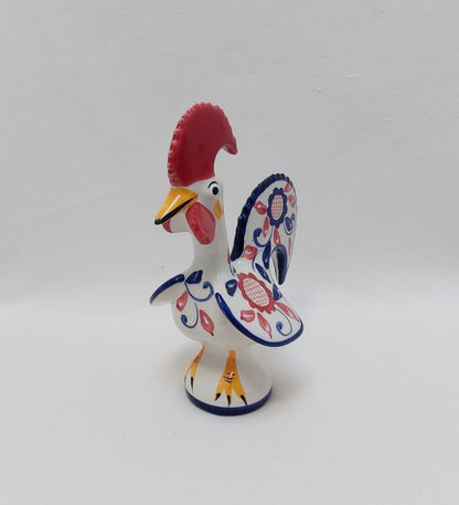 Portuguese rooster, Portuguese rooster figurine, Portuguese lucky rooster, Portuguese Barcelos Rooster, Portuguese Ceramic