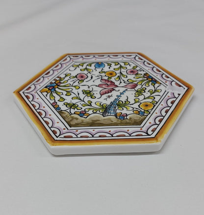 Hand painted portuguese tile, Decorative Tile, Portuguese Ceramic Tile, Portuguese Tile, Portuguese Traditional Tile