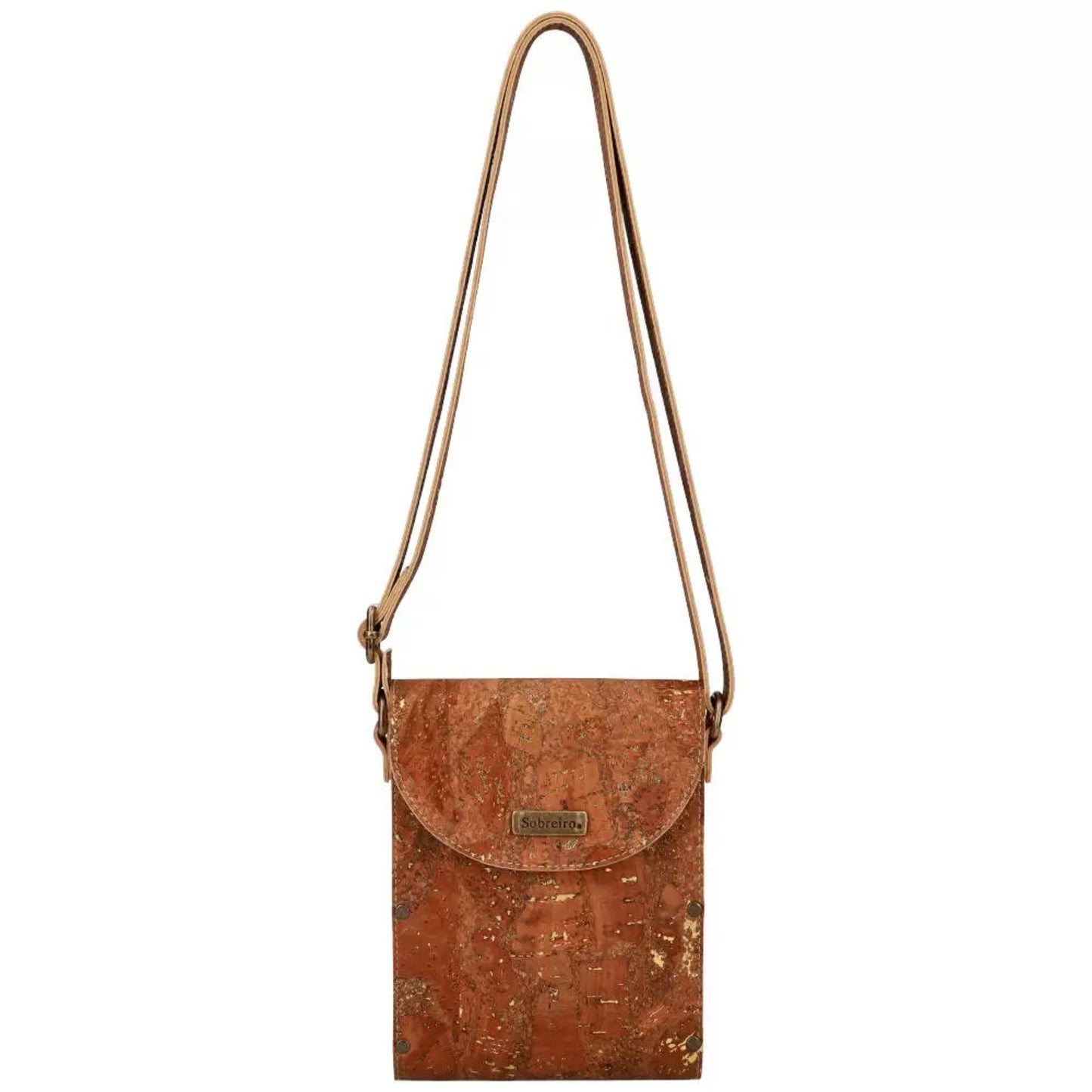 Cork and wood bag. Original gift for her. Genuine cork bag, Portuguese cork bag, Mobile Bag