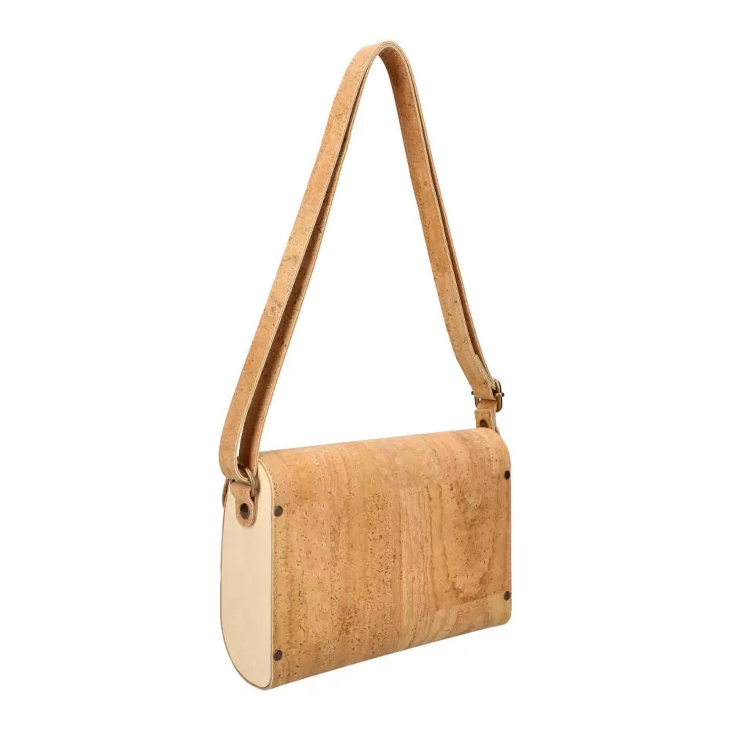 Cork and wood bag. Original gift for her. Genuine cork bag, Portuguese cork bag, Mobile Bag