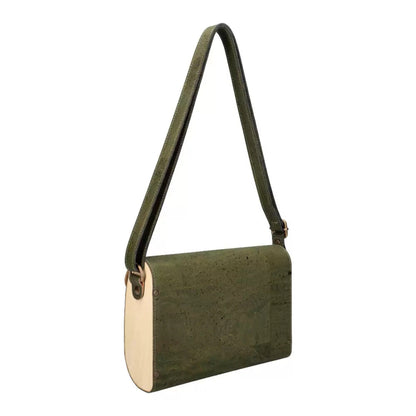 Cork and wood bag. Original gift for her. Genuine cork bag, Portuguese cork bag, Mobile Bag