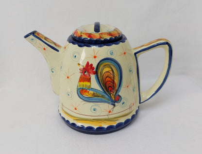 Ceramic Teapot set for two| Christmas Gift |Portuguese Ceramic Teapot| Hand Painted Ceramic Teapot|  Valentines day gift| Beautiful Gifts