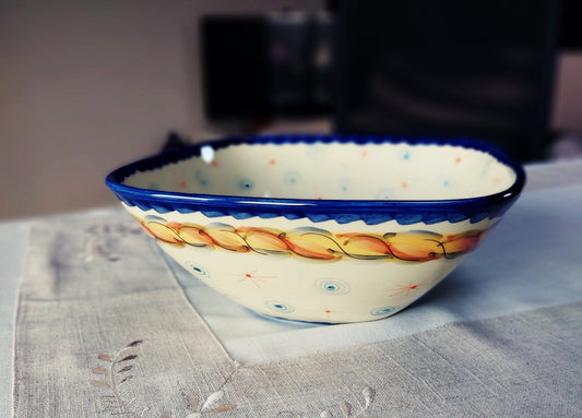 Large salad bowl, Ceramic Salad bowl, Hand painted Portuguese Ceramic salad bowl, Large soup serving bowl, Large serving bowls